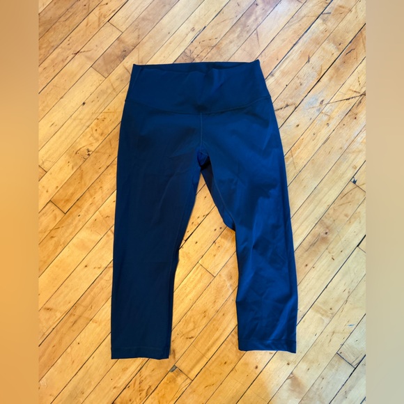 Lululemon Wunder Under Crop (Hi-Rise) 21" True Navy - Picture 3 of 4